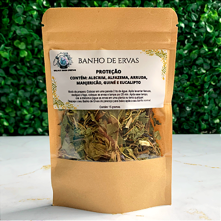 BANHO DE ERVAS - PROTEÇÃO
