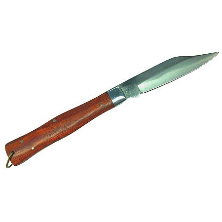 Canivete Churrasqueiro Lâmina Inox Cabo De Madeira 26 Cm