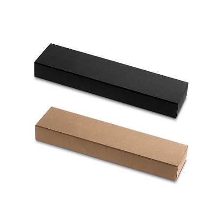 Estojo Pêndulo para 1 esferográfica - Papel Cartão - Preto