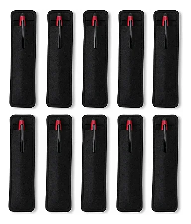 Estojo de Veludo para Caneta - Kit 10 Unidades
