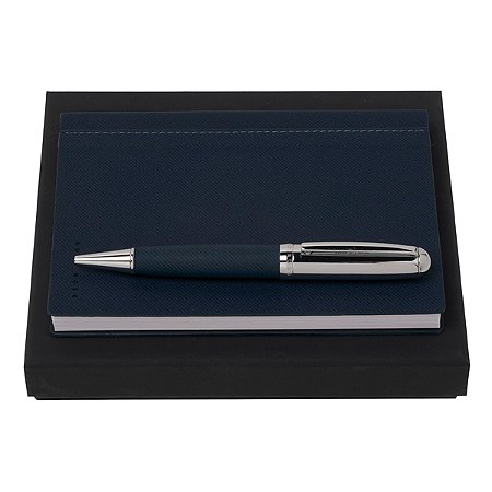 Kit Caderno A6 E Esferográfica  Hugo Boss - Linha Premium