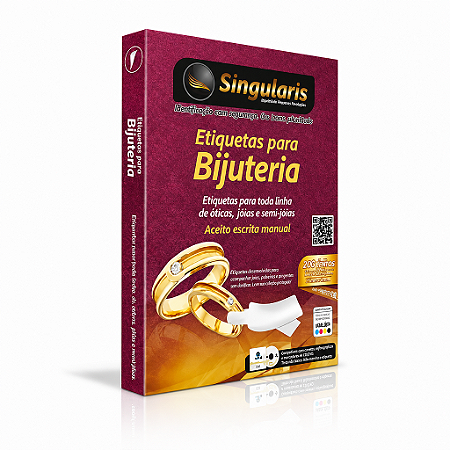 Etiquetas para Bijuteria EBF23 kit com 4 Caixas