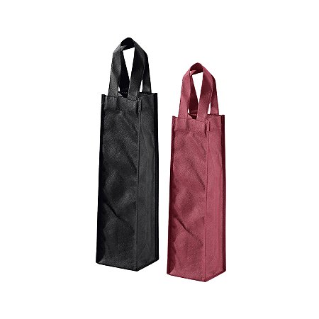Sacola para 1 garrafa em non-woven