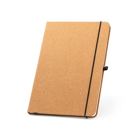 Caderno A5 em Couro Reciclado - 96 Folhas - Linha Ecológica