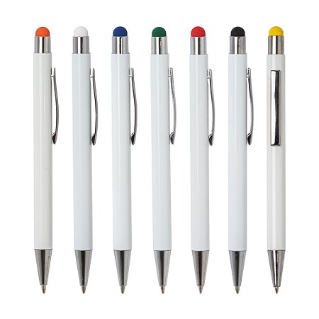 Caneta metálica com Touch Screen- Kit 10 unidades