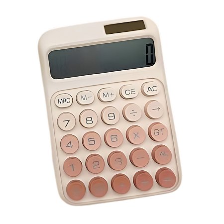 Calculadora Fofa Escolar Escritório Colorida 12 Dígitos Candy Colors