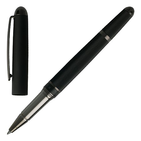 Caneta Roller Soft Black Framework- Hugo Boss-linha Premium