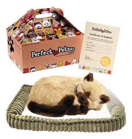 Gato de Pelúcia Perfect Petz - Respira Siamês com Pilha