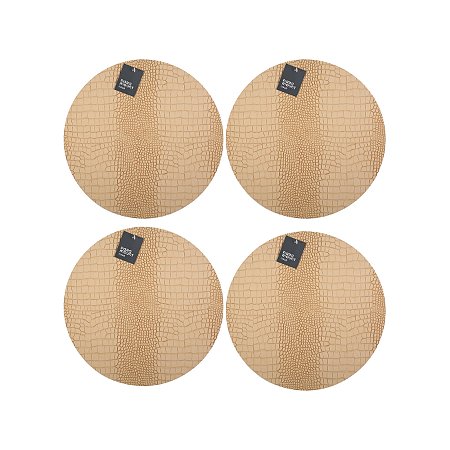 Lugar Americano Redondo Paramount Premium- Kit Com 4 Unidades
