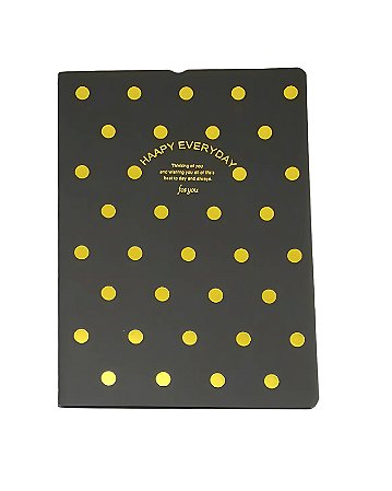 Caderno Sketchbook Folhas Pretas- 1 Unidade