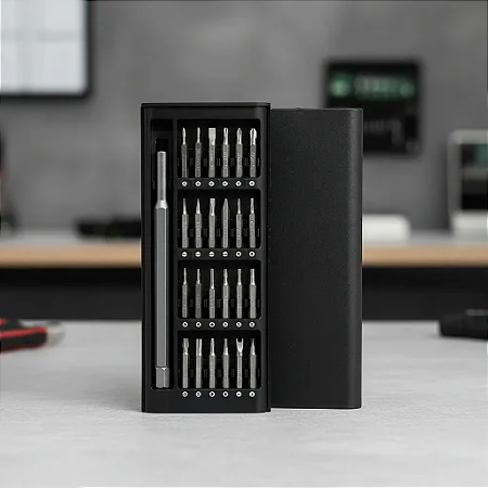 Kit Chave De Fenda Magnética Pc Desmontagem Notebook 25 Em 1