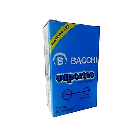 Alfinete Suporte Para Etiquetas Aro Duplo Bacchi 100 Unidade