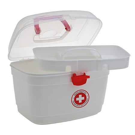 Maleta Caixa Remédios Primeiros Socorros G