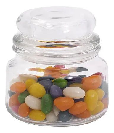 Pote De Vidro Redondo Com Tampa Hermética 350ml - Oikos