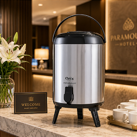 Botijão Térmico Em Inox Paramount- 13 Litros Café Chá