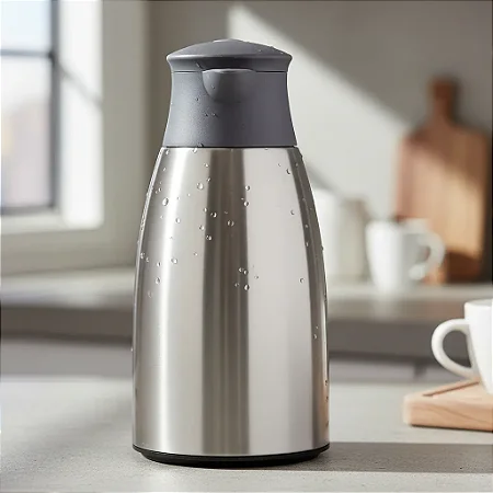Garrafa Térmica Café 1 Litro Inox Linha Premium