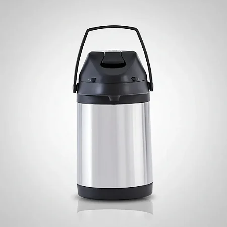 Garrafa Térmica 3 Litros Paramount Onix De Aço Inoxidável
