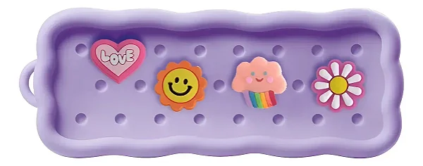Estojo Picky Holic Charm - Em Silicone - Com 4 Pins