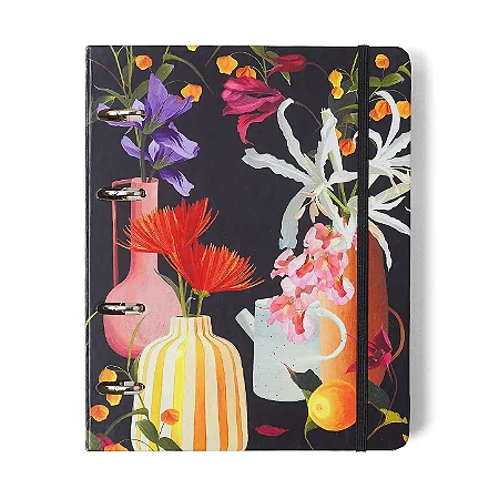 Caderno Argolado Office Duo Pautado e Pontado A5
