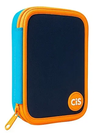 Estojo Escolar Cis Grande-3 Compartimentos