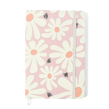 Caderno Miolo Pautado Melissa - Pink Bloomy Cicero