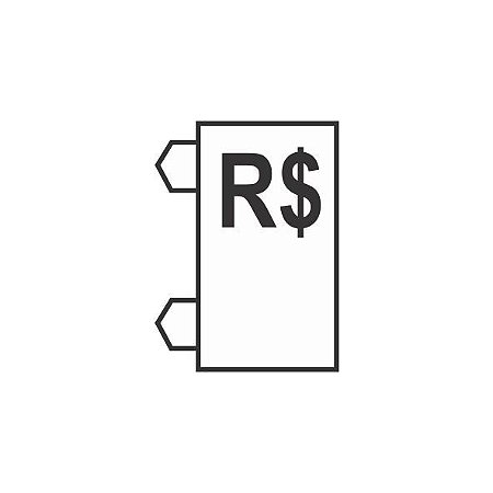 Precificador Pacote Avulso "R$" (Símbolo do Real) Branco - 30 peças - Preço para Vitrine