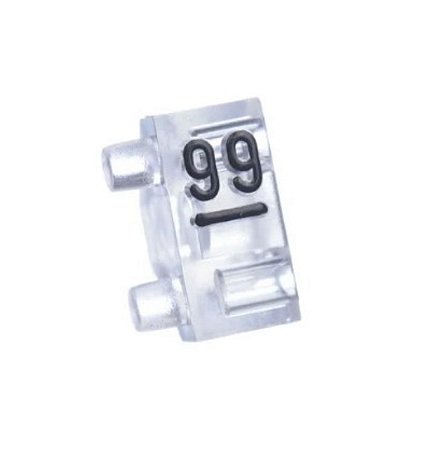 Precificador Pacote Avulso Número “99” (noventa e nove centavos) Cristal - 30 peças - Preço para Vitrine