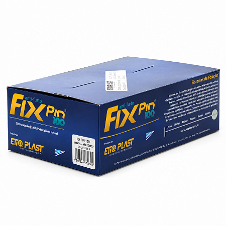 Fix Pin 100 – Antifurto 25mm. Neutro - Caixa com 5.000 unidades