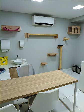 Conjunto de móveis com 7 peças, MDF Color.