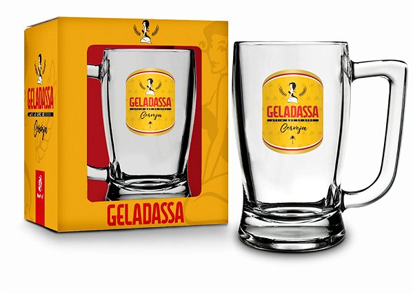 Caneca Vidro 340ml Taberna - Geladassa