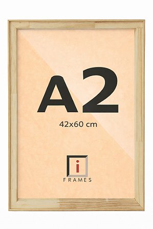 Moldura A2 42x60 cm Filete Para Placa MDF - AVELÃ