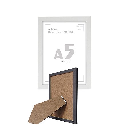 Kit Porta Retrato A5 15x21 Posters C/ Acetato - BRANCO