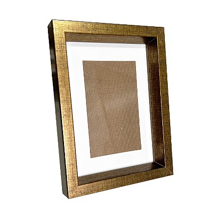 Porta Retrato Premium Chanfrado Para Imagem A6 10x15 cm Com Paspatur - COBRE