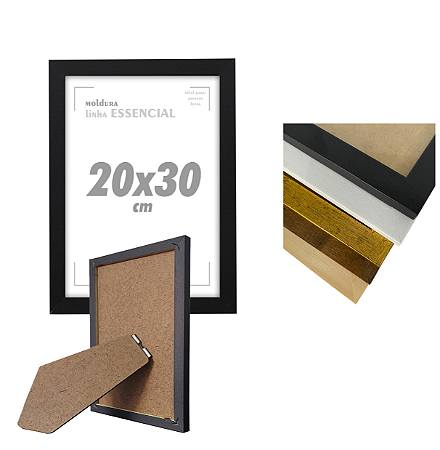 Porta Retrato 20x30 cm P/ Posters Imagens Fotos - COM ACETATO