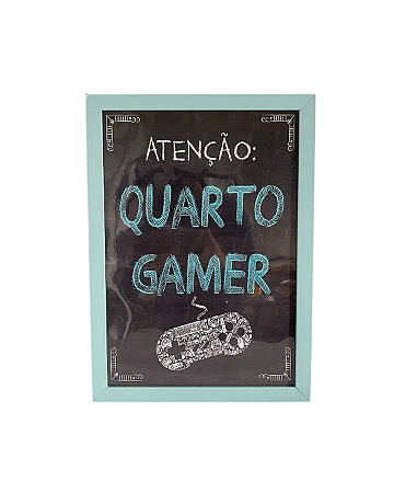 Quadro Decorativo Com Imagem Quarto Game A3 30x42 cm - COM ACETATO