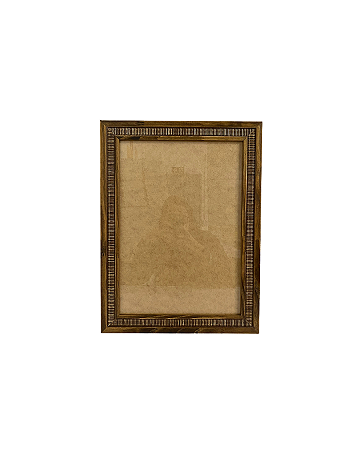 Moldura Premium Trilha A4 21x30 cm Com Vidro - ENVERNIZADA
