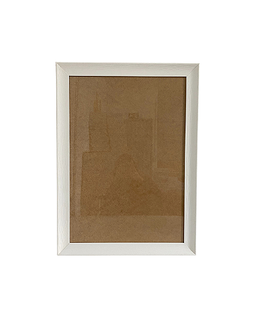 Moldura Nevada A2 42x60 cm Para Fotos e Imagens Com Vidro - BRANCA