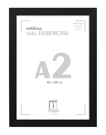 Moldura A2 42x60 cm C/ PETG Para Fotos Imagens e Posters