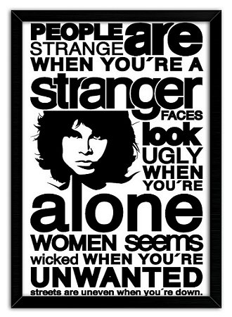 quadro decorativo banda the doors iframes decoração inovadora
