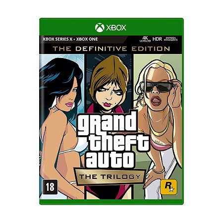 Jogo Grand Theft Auto: The Trilogy (The Definitive Edition) - Xbox - Mídia Física