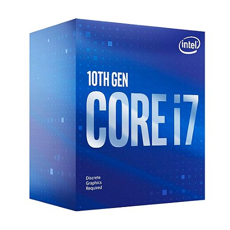 Processador Intel Core i7-10700F, 2.9GHz (4.8GHz Max Turbo), LGA 1200, 8 Núcleos, 16 Threads, Cache 16MB - BX8070110700F