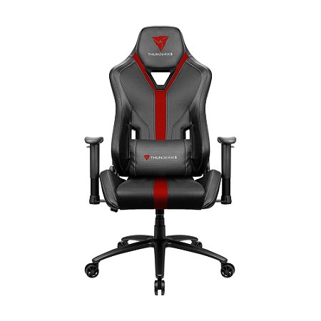 Cadeira Gamer ThunderX3 YC3, 2D, Ajustável, Vermelho e Preto - 70626