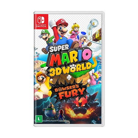 Jogo Super Mario 3D World + Bowsers Fury - Nintendo Switch