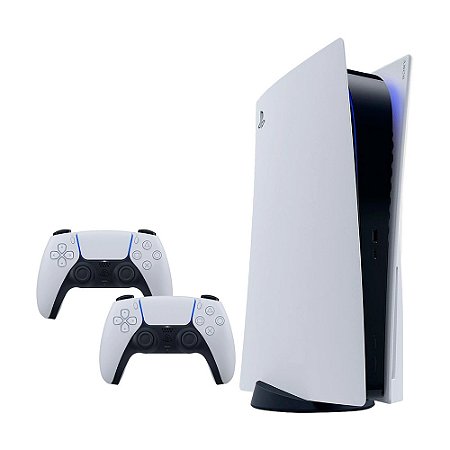 Console PlayStation 5, Versão com Mídia, 825GB, 2 Controles, Branco - PS5