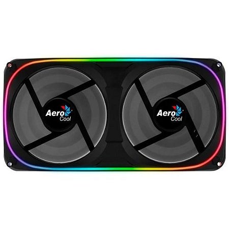 Cooler FAN para Placa de Vídeo Aerocool Dual Fan Astro 24, ARGB, 240x120x25mm