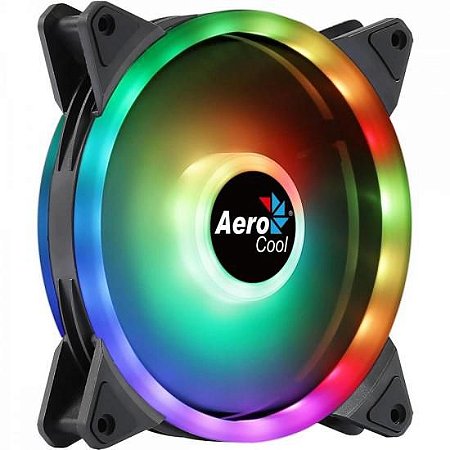 Cooler FAN para Gabinete Aerocool Duo 14, ARGB, 140x140x25mm, Preto