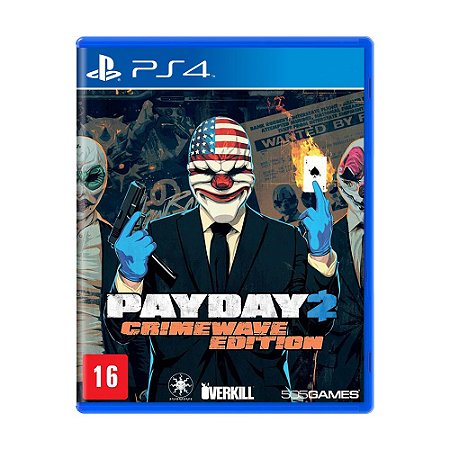 Jogo PayDay 2 (Crimewave Edition) - PS4 - Mídia Física