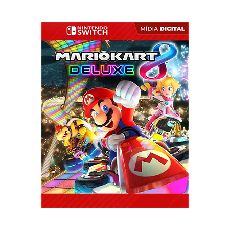Jogo Mario Kart 8 Deluxe (Mídia Digital) - Switch
