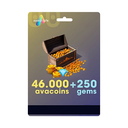 46.000 Avacoins + 250 Gemas