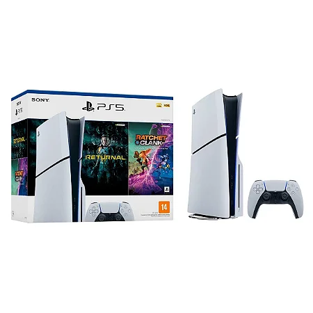 Console PlayStation 5 Slim Edição Disco - Bundle Ratchet & Clank e Returnal- PS5